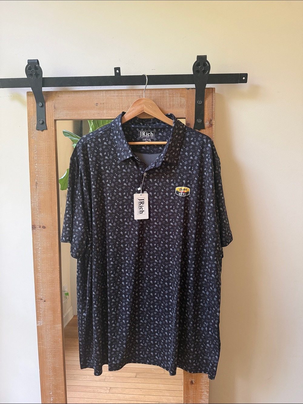 J. RIch Apparel Co. Dukes Mayo Bowl Performance Polo Shirt Size 4XL